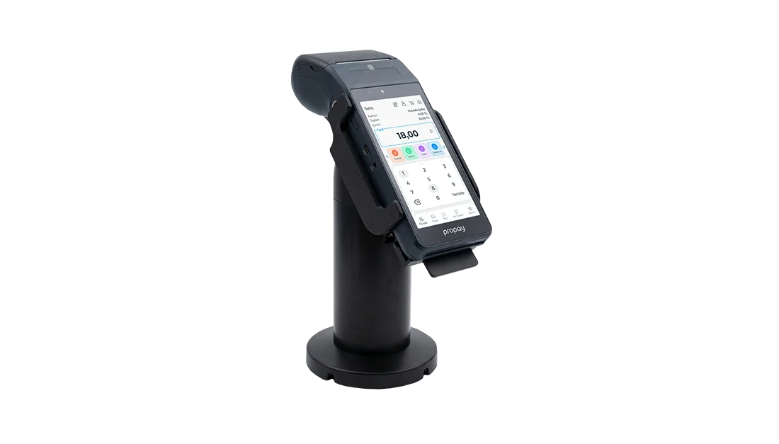 Propay P1000 ECR 360° Döner Stand – Kasada Ergonomi ve Müşteri Konforu